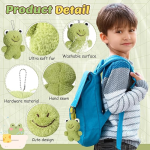 Frog Keychain Manufacturer - Green Plush Bulk