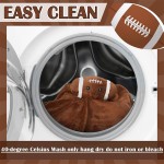 Security Blanket Manufacturer - Plush Football Comforter