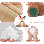 Deer Plush Manufacturer - Weighted Moose Christmas