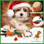 Plush Dog Toy Supplier - Christmas Squeaky Rope