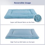 Dog Crate Mat Factory - Reversible Blue Cooling