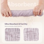 Muslin Towel Factory - Lavender Hooded Fast Drying