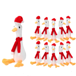 Christmas Keychain Factory - Plush Goose Santa Hat