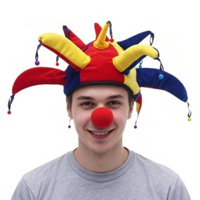 Jester Hat Manufacturer - Mardi Gras Plush Clown