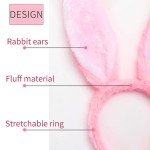 Bunny Headband Factory - Easter White Pink