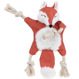 Dog Toy Factory - Fox Squeaker Crinkle Paper