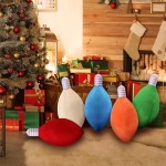 Christmas Pillow Supplier - Light Bulb Plush Decor