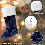 Velvet Stocking Supplier - Personalized Navy Blue