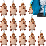 Capybara Keychain Manufacturer - Brown Plush Charm