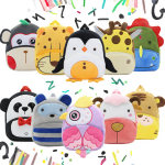 Plush Backpack Factory - Cute Animal Cartoon Double Shoulder Zipper
