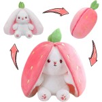 Easter Toy Factory - In Stock Strawberry Bunny Carrot Plush