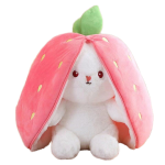 Stuffed Animal Supplier - Cute Strawberry Bunny Hide-and-Seek