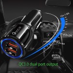 Car Charger Manufacturer - Quick Charge 3.0 2-Port Fast Charger