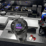 Car Charger Supplier - 83W USB C PD QC3.0 LED Voltmeter