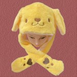 LED Hat Supplier - Cute Rabbit Ears Movable Light PP Cotton