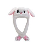 LED Hat Supplier - Cute Rabbit Ears Movable Light PP Cotton
