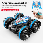 RC Car Supplier - 2.4G Double-Sided Rolling Amphibious 6-Channel