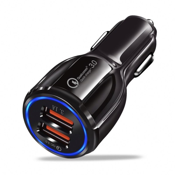 Car Charger Manufacturer - Quick Charge 3.0 2-Port Fast Charger