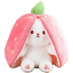 Stuffed Toy Manufacturer - Easter Strawberry Bunny Carrot Transforming