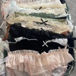 Women Panties Manufacturer - Cheap Cotton Lace Underwear 12pcs Pack