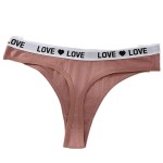 Brazilian Panties Supplier - Cotton Thongs Sexy Briefs Letter