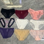 Women Panties Manufacturer - Cheap Cotton Lace Underwear 12pcs Pack