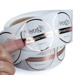 Paper Sticker Supplier - Custom Adhesive Roll Silver