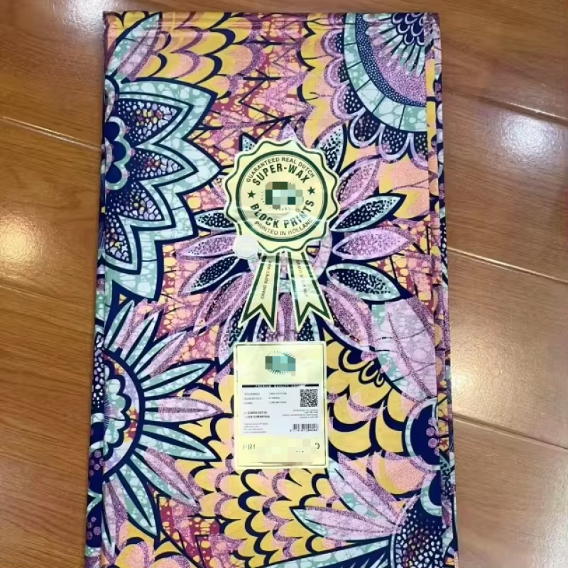 African Wax Fabric Factory - Holland Wax Dutch Cotton 6yd