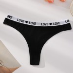 Brazilian Panties Supplier - Cotton Thongs Sexy Briefs Letter
