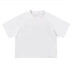 Cotton T Shirt Factory - OEM Custom Embossed O-Neck Bulk