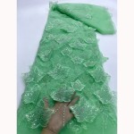 Beaded Fabric Supplier - Handmade Cuentas 3D Embroidery