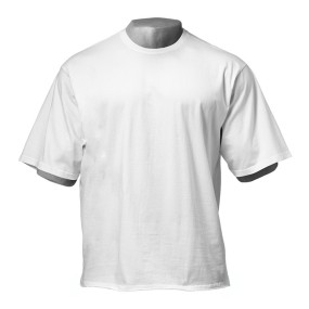 Cotton T Shirt Factory - OEM Custom Embossed O-Neck Bulk