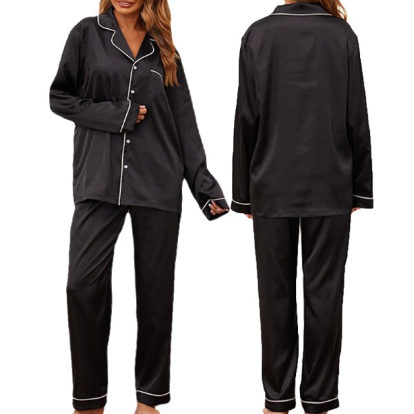 Ladies Pajamas Factory - Summer Four-sided Elastic Digital