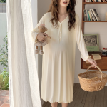 Spring Summer Gown Factory - Long Sleeves Nursing Comfort