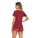 Spring Pajamas Manufacturer - Crew Neck Short Sleeve