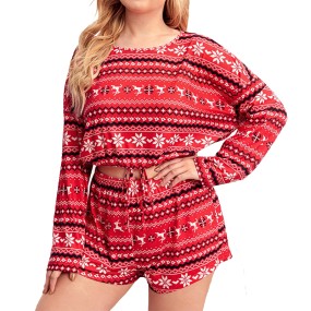 Women Loungewear Manufacturer - Autumn Winter Satin Two-piece