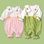 Baby Outing Clothes Manufacturer - Long-sleeved Onesie Lapel