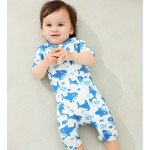 Baby Clothes Supplier - Short Sleeve Bamboo Fiber Zipper