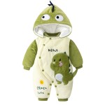 Winter Onesie Supplier - Thickened Quilted Cartoon Hood