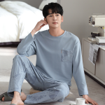 Men Pajamas Manufacturer - Plus Size Thin Cotton Casual