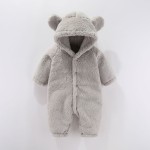 Baby Bodysuit Supplier - Lambskin Long Sleeve Hooded