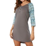 Women Nightgown Supplier - Modal Stripe Lace Cardigan