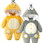 Winter Romper Manufacturer - Thick Quilted Cartoon Pattern