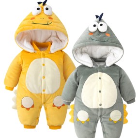 Winter Romper Manufacturer - Thick Quilted Cartoon Pattern