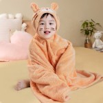 Baby Bathrobe Supplier - Cartoon Hooded Absorbent Quick