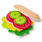 Play Food Factory - Felt Burger Sandwich