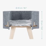 Pet Bed Manufacturer - Wood Platform Felt