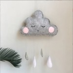 Wall Decoration Manufacturer - Felt Cloud Raindrop
