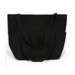 Shopping Bag Factory - Black Canvas Rope