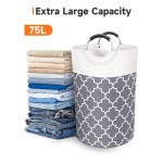 Laundry Hamper Factory - Round Canvas Aluminum